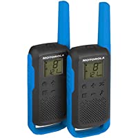 Los mejores  - Motorola Talkabout T62 PMR- Radio de Banda ciudadana (PMR446- 16 Canales y 121 Códigos- Alcance de 8 Km- Azul